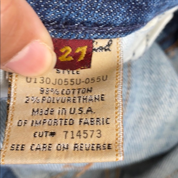 7 for All Man Kind/  Boot Cut Jeans - Picture 6 of 6